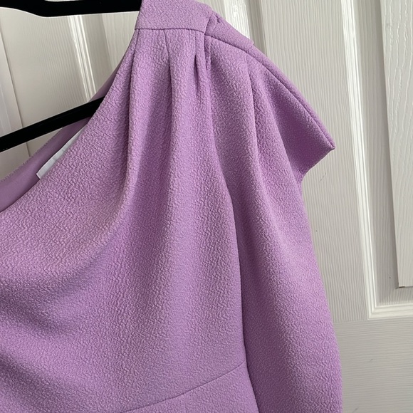 ELLIATT One-Shoulder Lavender Dress - Picture 7 of 7